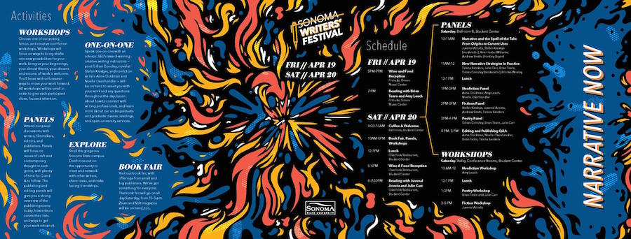 Sonoma Writers' Festival brochure 