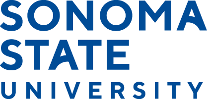 left aligned Sonoma State University logo